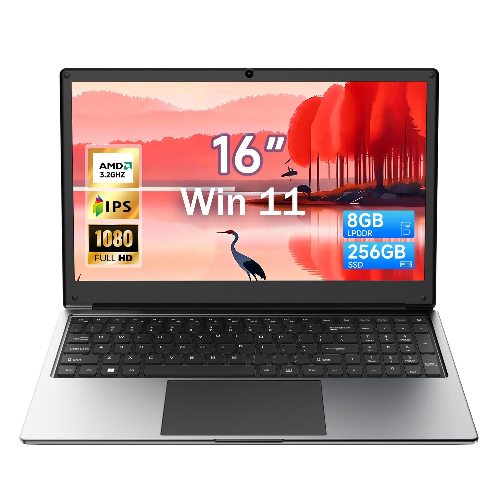 Amazon.com: Exilapsire 16 inch Laptop Computer,8GB RAM 256GB SSD